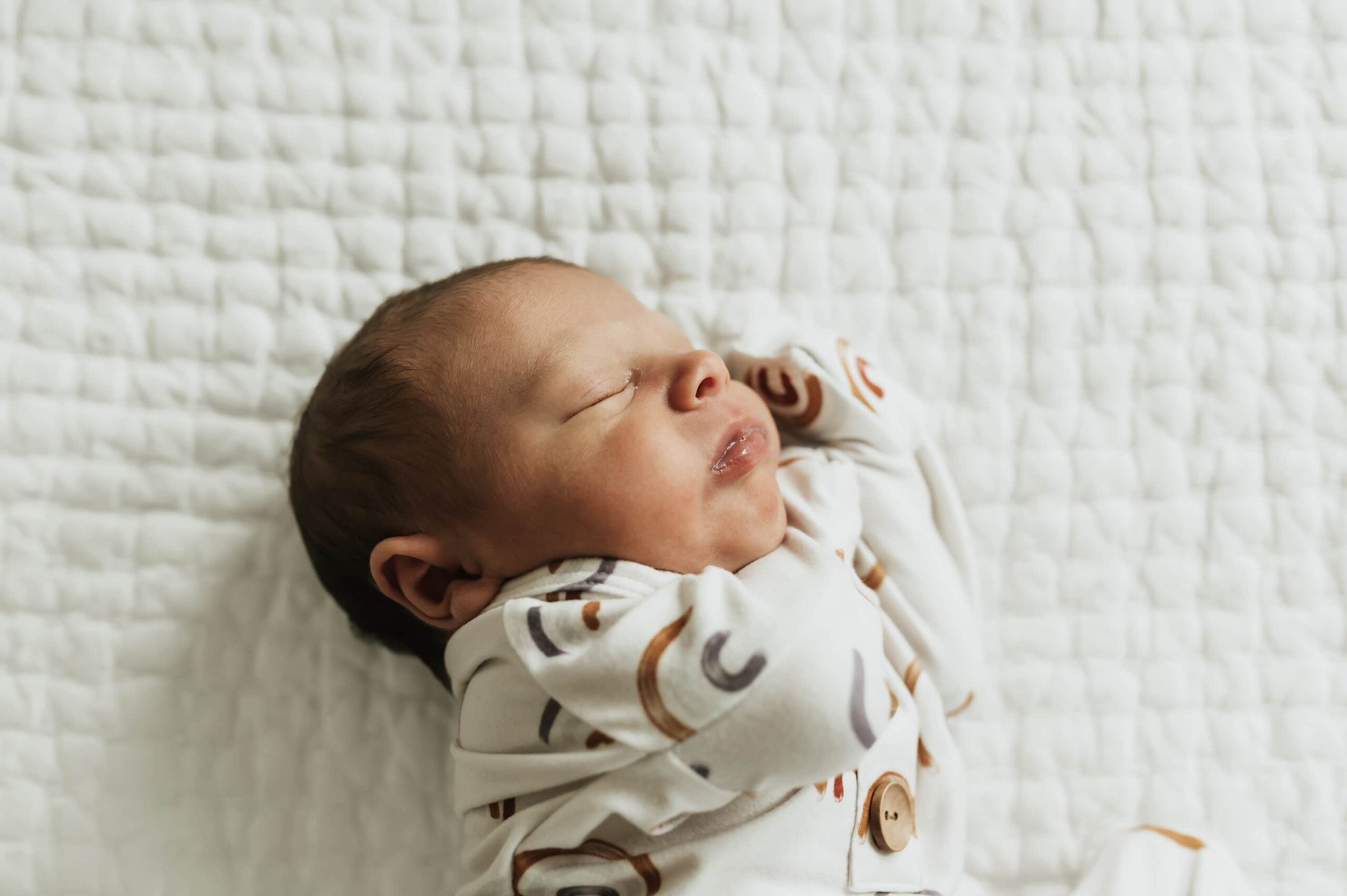 In-home lifestyle newborn session, Austin Family and Newborn photographer